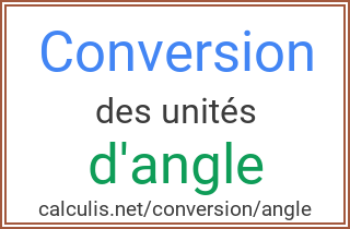  conversion angle
