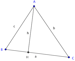 comment construire la hauteur d'un triangle