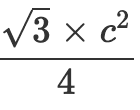 formule aire triangle équilatéral