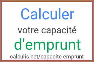 capacité emprunt