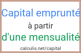 calculer combien je peux emprunter