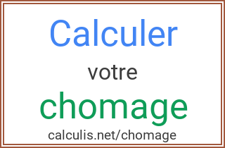 calcul are chomage