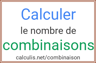 formule combinaison