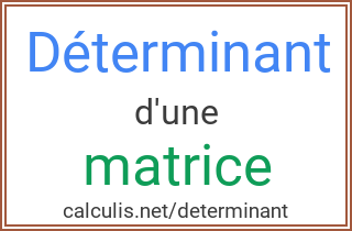 déterminant