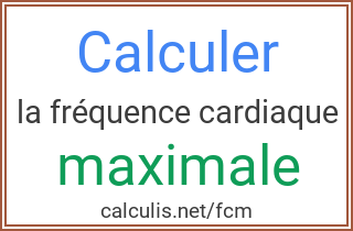 frequance cardiaque maximale