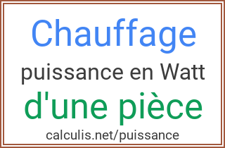 chauffage