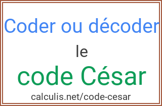  code cesar