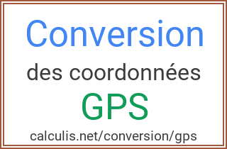  conversion gps