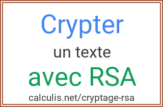  cryptage rsa
