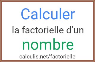  factorielle