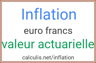 inflation euro franc