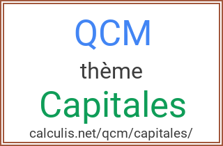  qcm capitales 