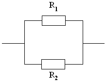 schemas circuit 2 résistances en parallele