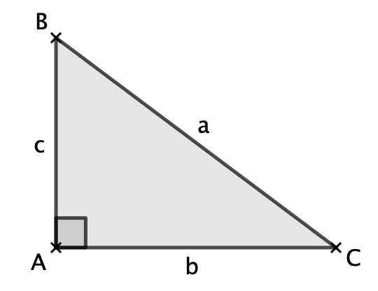 triangle rectangle de pythagore