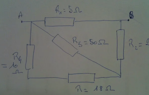 Calculer la résistance équivalente